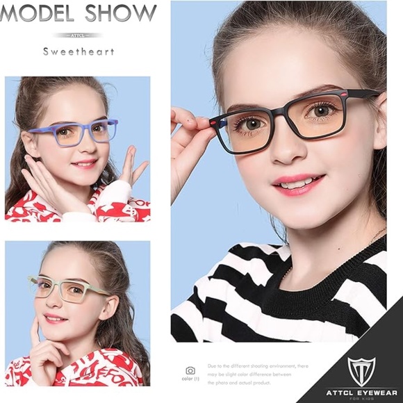 ATTCL Computer Blue Light Blocking Glasses for kids Age 3-10 (5101) - Picture 2 of 6